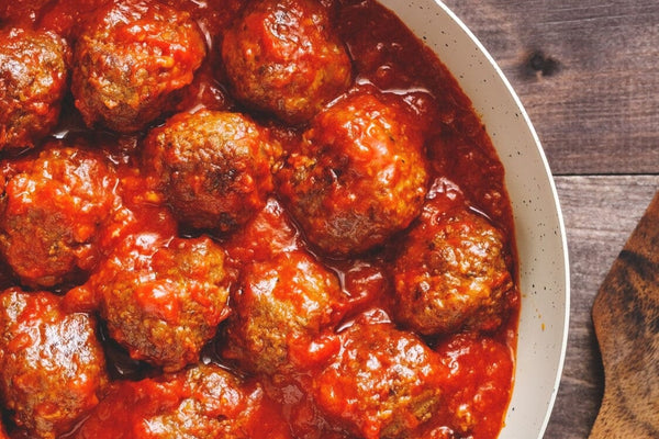 Albóndigas de Carne Molida con Salsa de Tomate