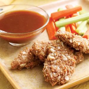 BARRITAS DE POLLO CRUJIENTES CON ALMENDRAS