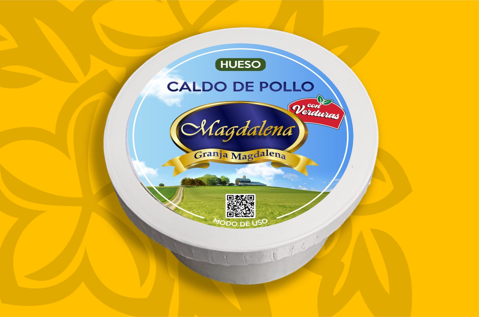 Caldo de pollo  |  Hueso con verduras