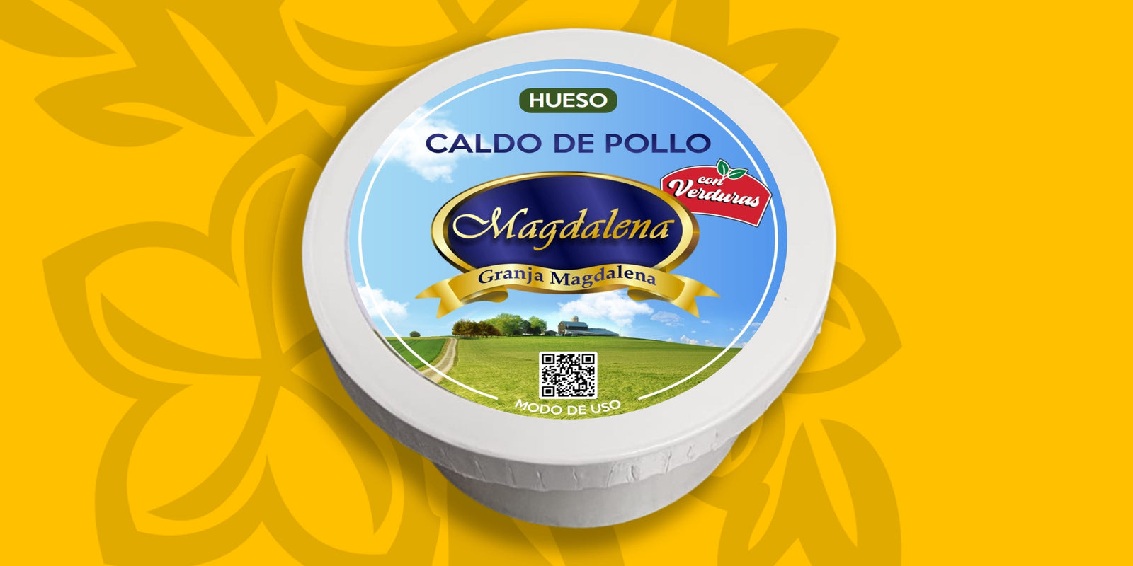 Caldo de pollo  |  Hueso con verduras