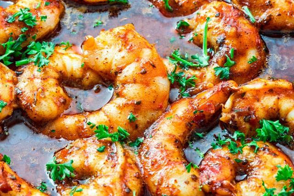 CAMARONES PICANTES ESTILO NUEVA ORLEANS