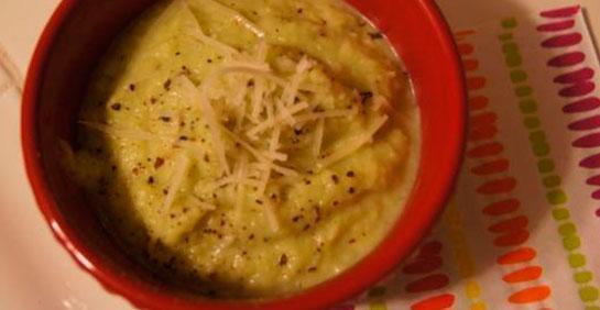 Crema de Coliflor con queso cheddar (4 personas)