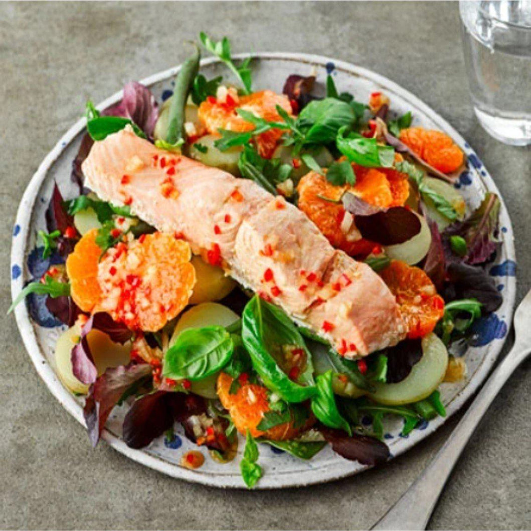 ENSALADA DE SALMÓN BEREBERE