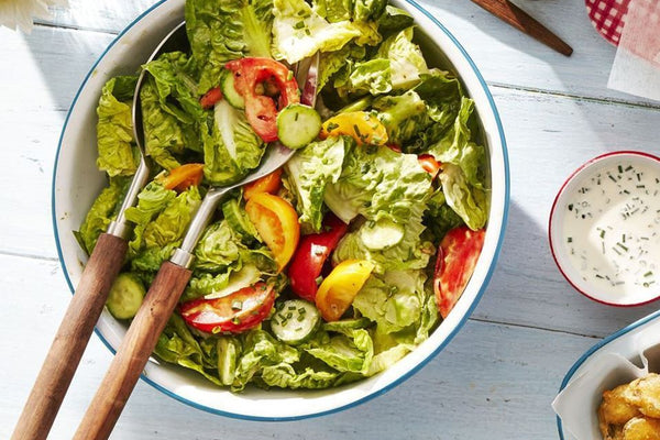 ENSALADA MIXTA CON SALSA DIVINA