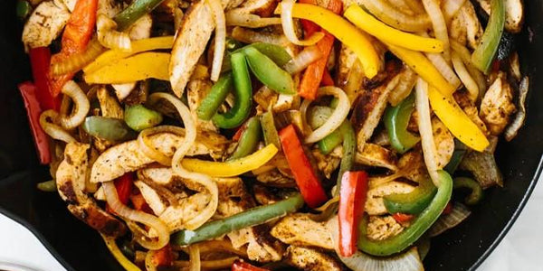 FAJITAS DE POLLO A LO MERO TIJUANA