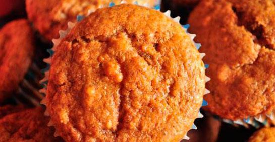 Muffins integrales de plátanos y nuez (5 personas)