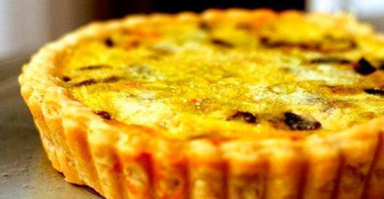Quiche de pollo, choclo y puerros (4 personas)