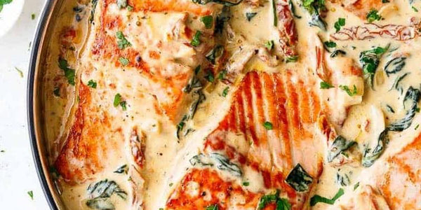 SALMÓN A LA TOSCANA