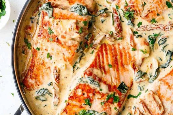 SALMÓN A LA TOSCANA