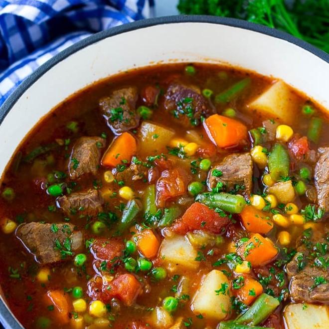 SOPA DE CARNE A LA ANTIGUA