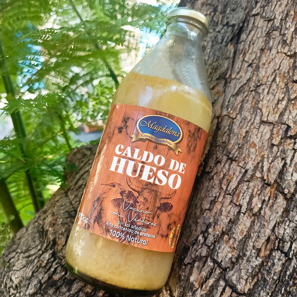 Caldo de hueso de vacuno