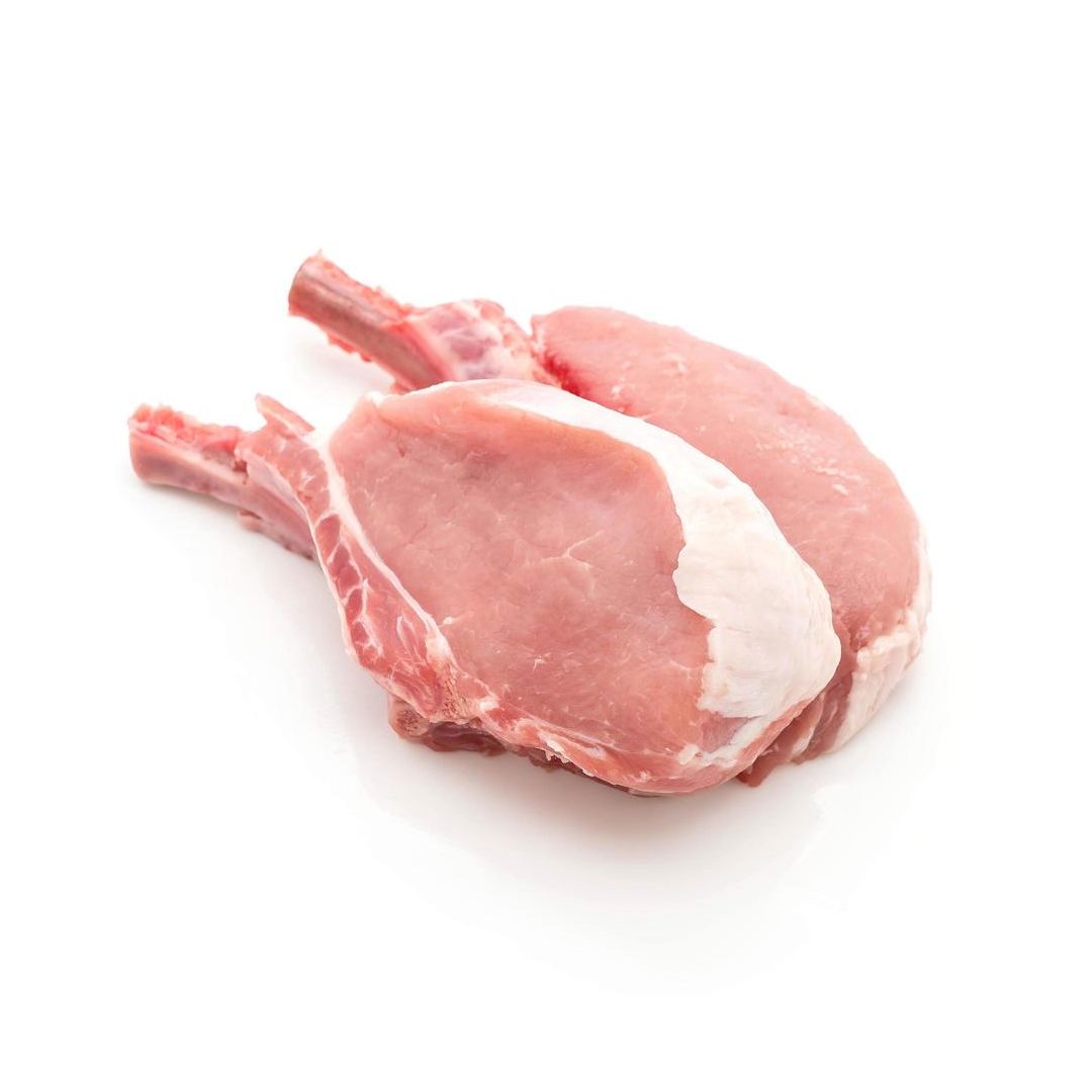 Chuletas de cerdo parrilleras