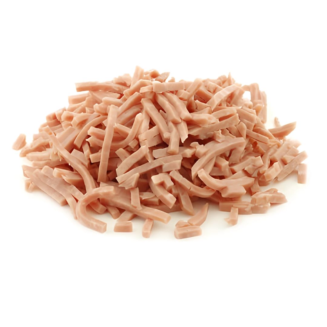 Pechuga de pavo cortada en juliana