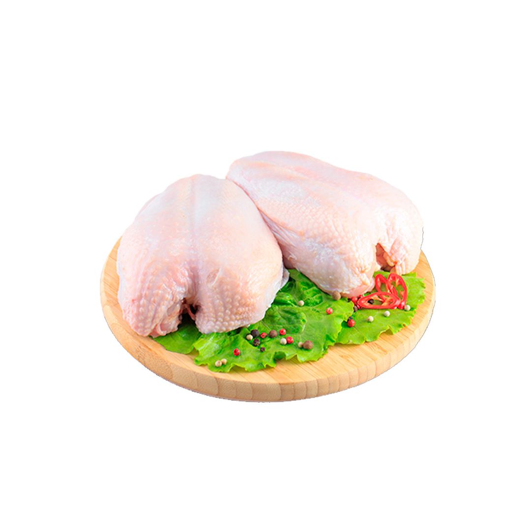 Pechuga de pollo entera con hueso | 450 a 600 g