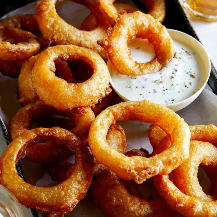 Aros de cebolla congelados | 1 kg (aprox)
