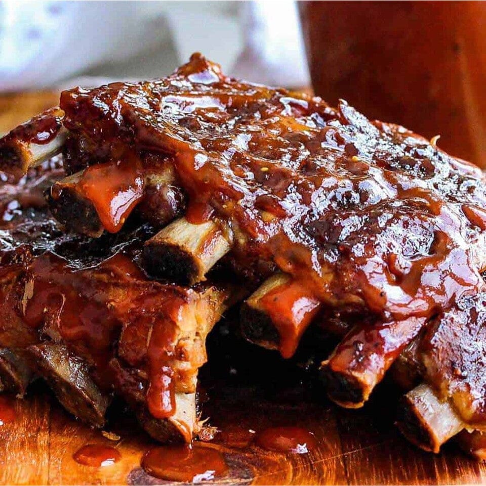 Baby back ribs en salsa BBQ | Desde 700 g (aprox)