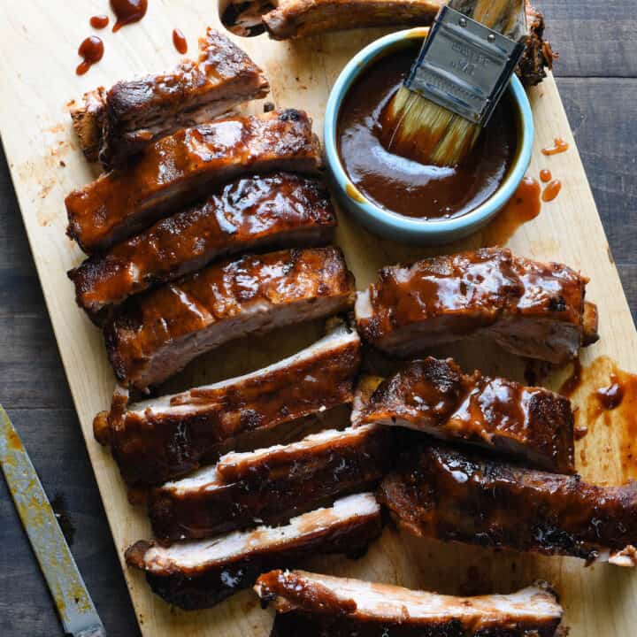 Baby back ribs en salsa BBQ | Desde 700 g (aprox)
