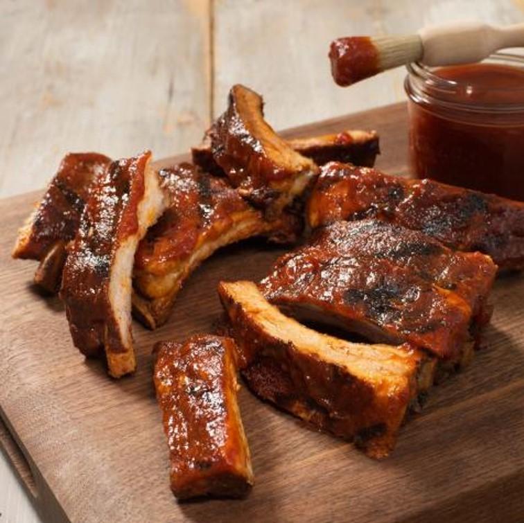 Baby back ribs en salsa BBQ | Desde 700 gramos (aprox)
