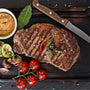 Bistecs de Posta de Wagyú ya pasado por la parrilla