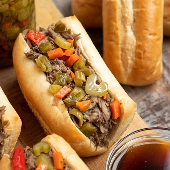 Carne mechada de vacuno en su salsa | 500 g (aprox)