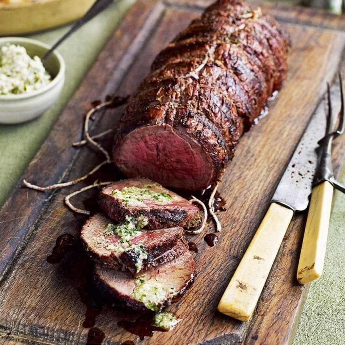 Filete de vacuno en su cocción ideal.