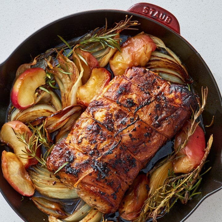 Lomo de Centro de Cerdo de algo parecido a 2 kilos listo para compartir.