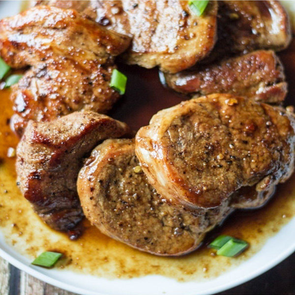 Medallón de lomo de centro de cerdo | 500 g (aprox)