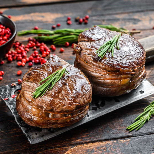 Así se ve el medallón de filete cocinado en la parrilla