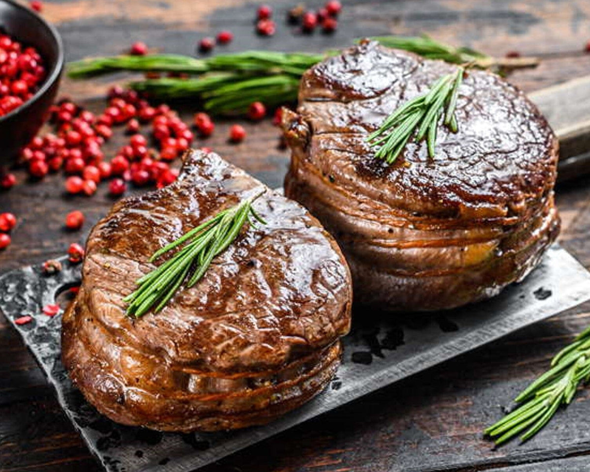 Así se ve el medallón de filete cocinado en la parrilla