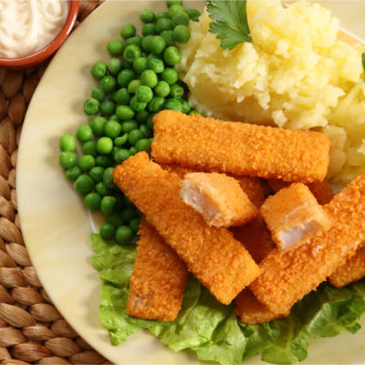 Merluza apanada en barritas | 400 g (aprox)