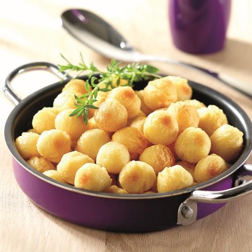 Papas duquesa congeladas ya cocinadas