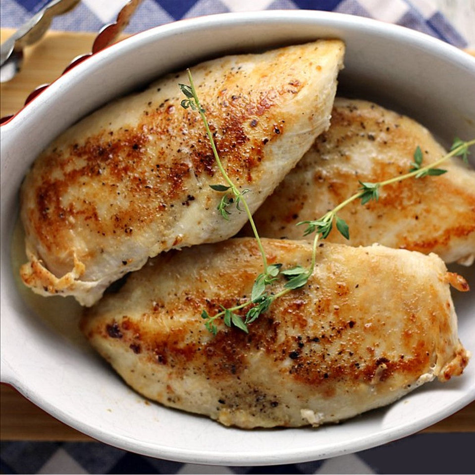 Pechuga de pollo entera con hueso | 450 a 600 g