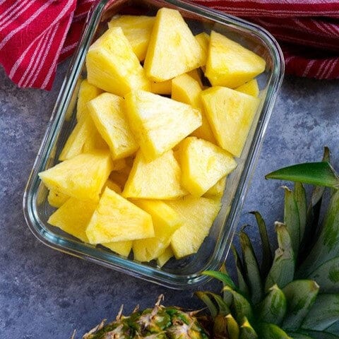 Piña congelada en trozos | 1 kg (aprox) - Granja Magdalena