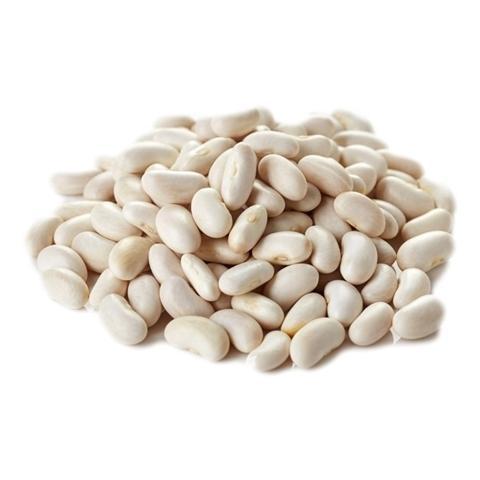 Porotos granados congelados con fondo blanco listo para ser utilizado como tu desees