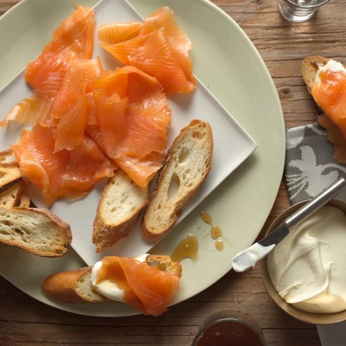 Trucha ahumada laminada ideal para aperitivos