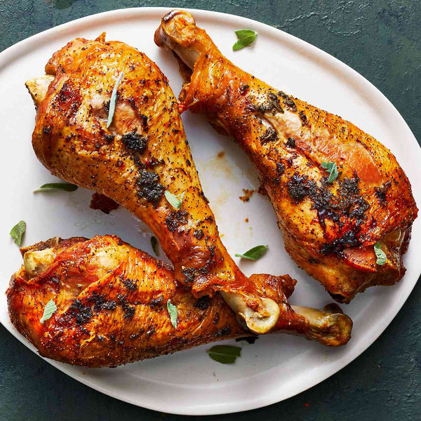 Nuestros exquisitos trutros de pavo salidos de la parrilla.