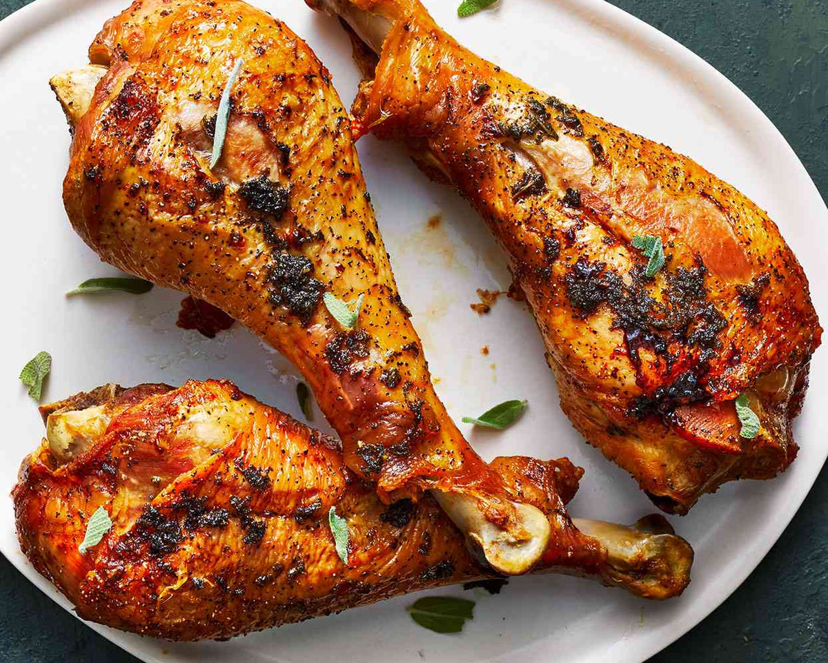 Nuestros exquisitos trutros de pavo salidos de la parrilla.