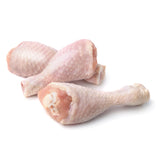 De esta forma se veran los trutros largos de pollo una vez descongelados